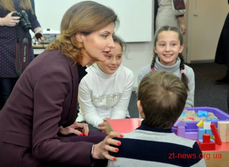 Марина Порошенко у Житомирі презентувала проект «Дитяча Демократія»
