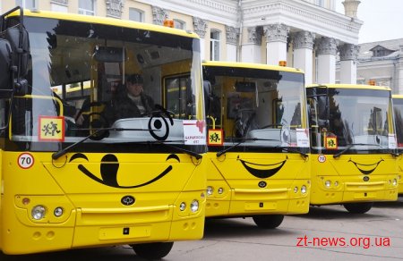 Нові шкільні автобуси отримали райони та об’єднані територіальні громади Житомирщини