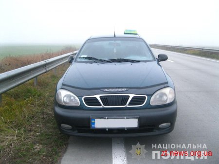 На Житомирщині двоє молодиків вчинили розбійний напад на водія таксі