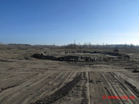 За 350 тис. грн. поблизу Житомира облаштовують новий майданчик для авто-мотозмагань