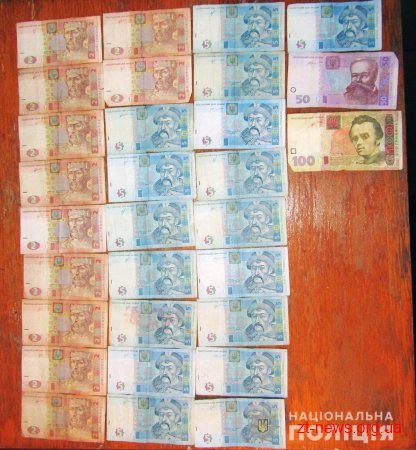 Андрушівські поліцейські затримали чоловіка, який викрав гроші з магазину