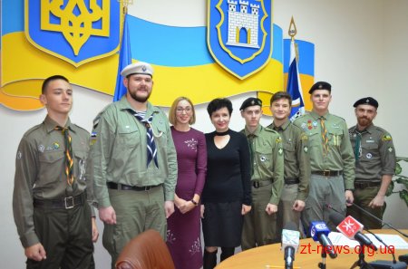Сергій Сухомлин представив журналістам директора Пластового молодіжного центру