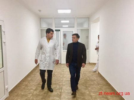 Сергій Сухомлин перевірив як працює відділення гемодіалізу