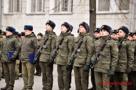 У Житомирі 44 новобранця Національної гвардії України склали присягу на вірність народу України