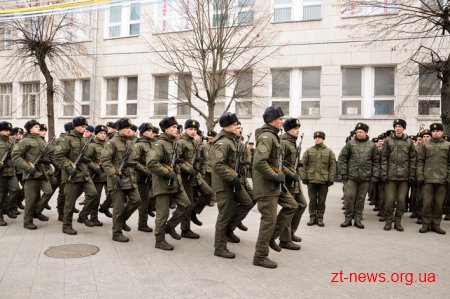 У Житомирі 44 новобранця Національної гвардії України склали присягу на вірність народу України