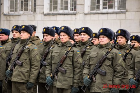 У Житомирі 44 новобранця Національної гвардії України склали присягу на вірність народу України