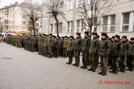 У Житомирі 44 новобранця Національної гвардії України склали присягу на вірність народу України