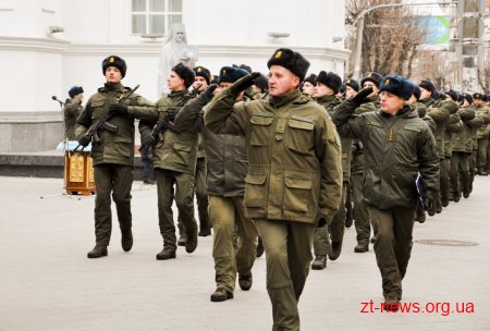 У Житомирі 44 новобранця Національної гвардії України склали присягу на вірність народу України