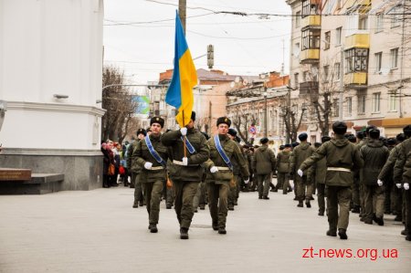 У Житомирі 44 новобранця Національної гвардії України склали присягу на вірність народу України