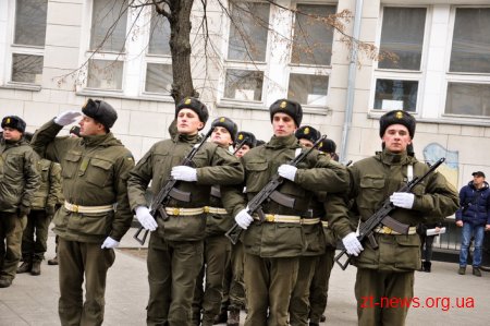 У Житомирі 44 новобранця Національної гвардії України склали присягу на вірність народу України