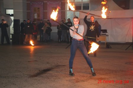 До Дня студента на Михайлівській у Житомирі відбулося свято вогню