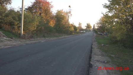 На дорозі Кмитів – Городенка ч/з Студеницю поклали асфальт