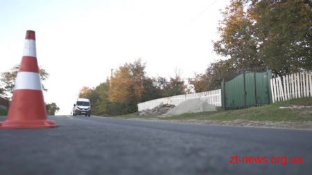 На дорозі Кмитів – Городенка ч/з Студеницю поклали асфальт