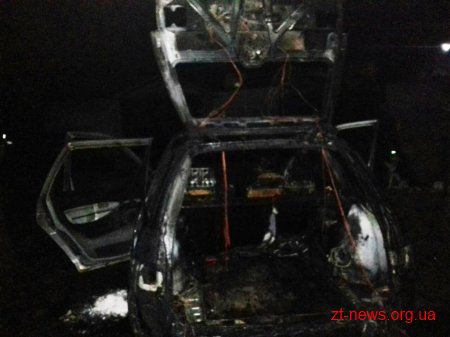 На Житомирщині через коротке замикання згорів автомобіль та гараж