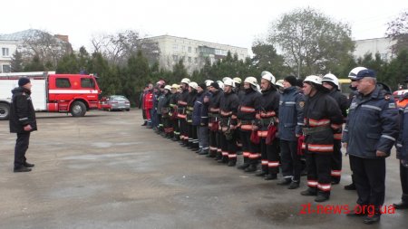 У Бердичеві пожежні гасили умовну пожежу в міському палаці культури