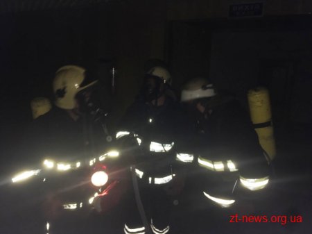 У Бердичеві пожежні гасили умовну пожежу в міському палаці культури
