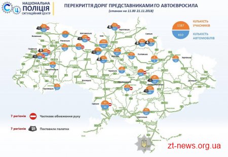 Поліція відкрила 5 кримінальних проваджень за фактом блокування транспортних комунікацій