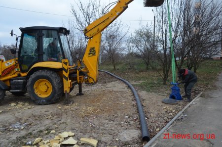 В мікрорайоні Хмільники вводять в експлуатацію нову ділянку трубопроводу