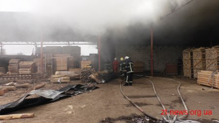 На одному з підприємств Житомира горіла сушарня