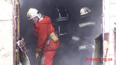 На одному з підприємств Житомира горіла сушарня