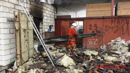 На одному з підприємств Житомира горіла сушарня