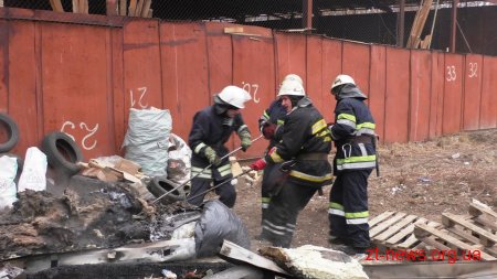 На одному з підприємств Житомира горіла сушарня