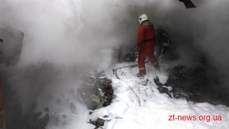 На одному з підприємств Житомира горіла сушарня