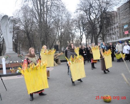 Житомиряни вшанували пам’ять жертв Голодомору