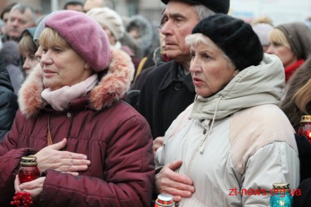 Житомиряни вшанували пам’ять жертв Голодомору