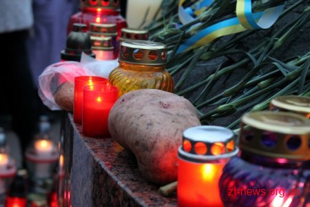 Житомиряни вшанували пам’ять жертв Голодомору