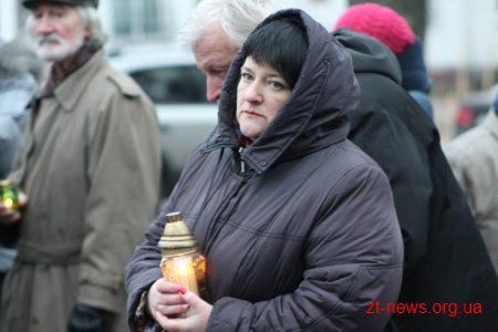 Житомиряни вшанували пам’ять жертв Голодомору