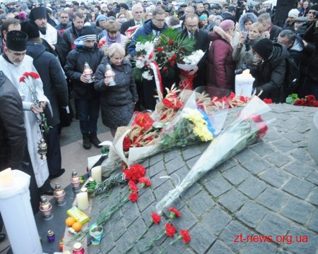 Житомиряни вшанували пам’ять жертв Голодомору