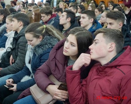 Олександр Авраменко провів майстер-клас із культури мовлення у Житомирі
