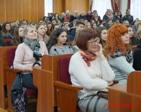 Олександр Авраменко провів майстер-клас із культури мовлення у Житомирі