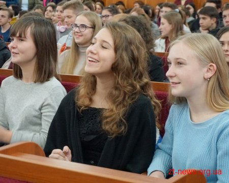 Олександр Авраменко провів майстер-клас із культури мовлення у Житомирі