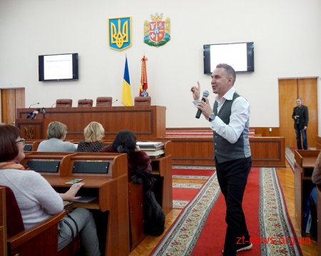 Олександр Авраменко провів майстер-клас із культури мовлення у Житомирі