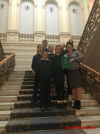 Вихованці Шкільного лісництва Житомирщини відвідали Верховну Раду