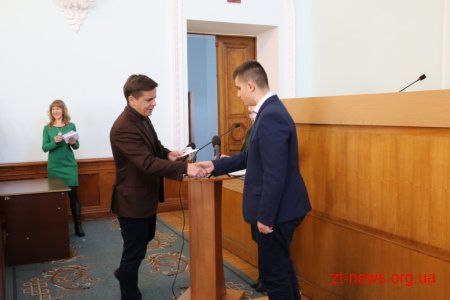Обдарована молодь Житомира отримала стипендії від міського голови
