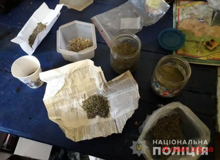 На Звягельщині працівники поліції вилучають наркотики у місцевих жителів