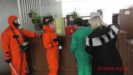В Житомирі рятувальники відпрацювали ліквідацію умовної надзвичайної події