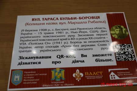 У транспорті Житомира розмістять інформацію про діячів на честь яких були перейменовані вулиці