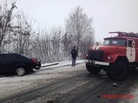 Упродовж доби рятувальники п’ять разів надавали допомогу водіям на автошляхах області