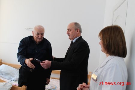 Володимир Ширма відвідав чорнобильців у «чорнобильському» відділенні