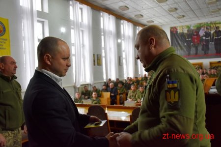 Бердичівський військкомат став кращим на Житомирщині у 2018 році та отримав подарунок