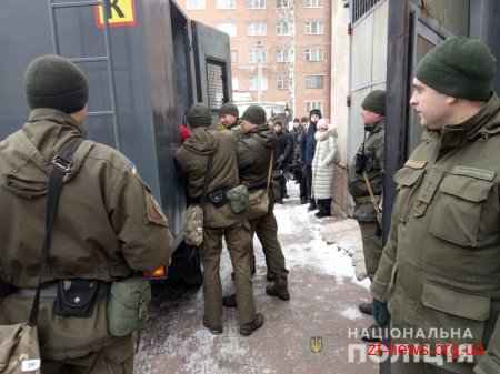 У Житомирі пройшли спільні навчання поліцейських та нацгвардійців