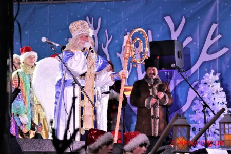 У Житомирі урочисто запалили ялинку