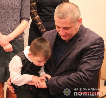 Житомирські поліцейські привітали вихованців дитячого будинку