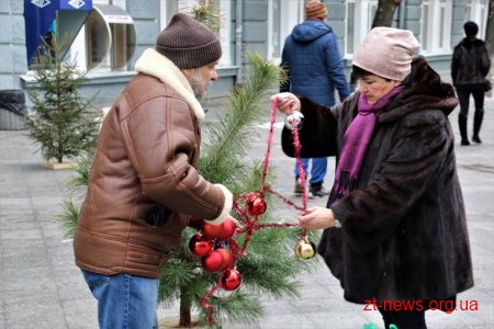 Житомиряни прикрасили ялинки на вулиці Михайлівській