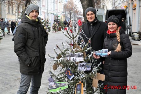 Житомиряни прикрасили ялинки на вулиці Михайлівській