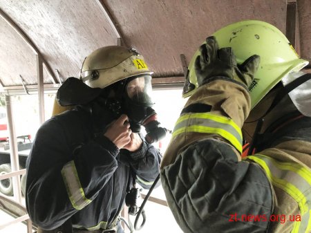 В одному з готелів Житомира пожежні гасили умовну пожежу